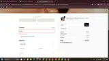 SHOP coupon verification screenshot