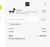 Madson Of America coupon verification screenshot