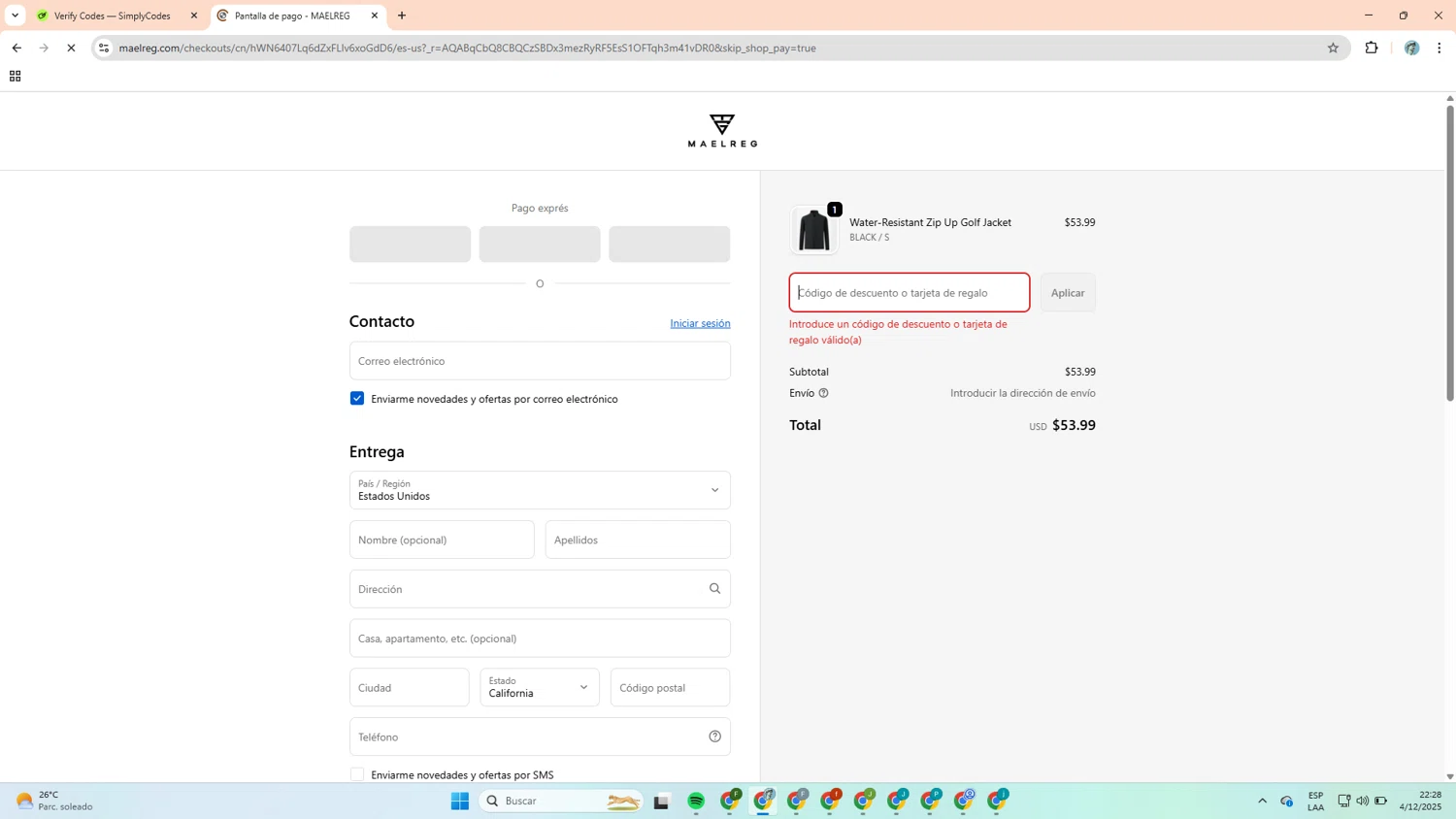 Maelreg discount code screenshot showing code BF15 applied at Maelreg checkout page. Uploaded by SimplyCodes community member TRITON on Dec 5, 2025