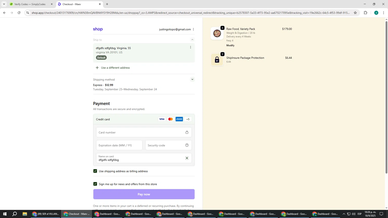 Maev discount code screenshot showing code WHISKEY20 applied at Maev checkout page. Uploaded by SimplyCodes community member HEROESCUDA on Sep 19, 2025