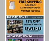 BFWEEK13 coupon verification screenshot