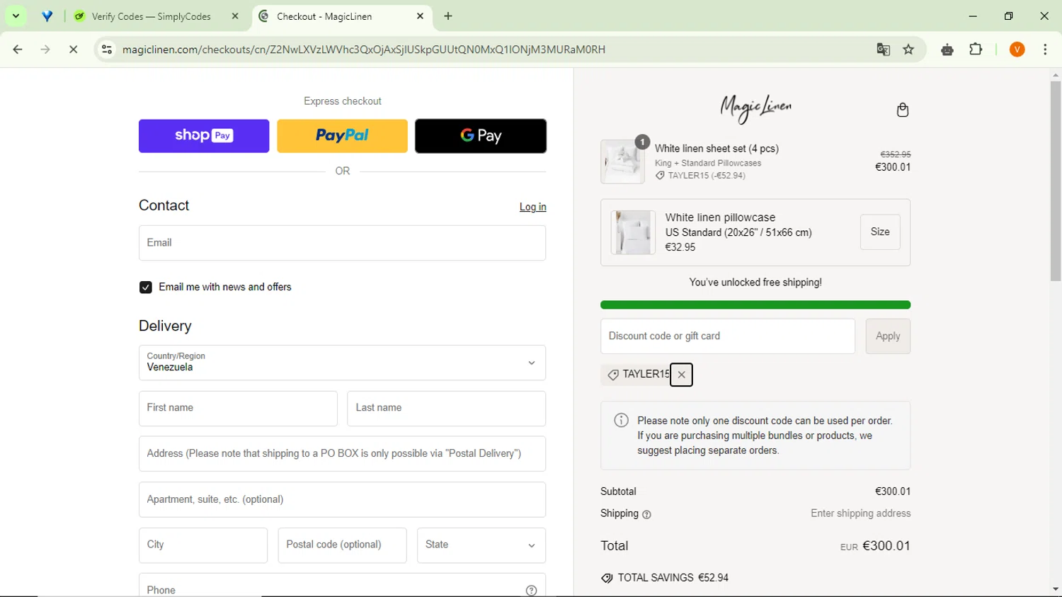 how to use Magic Linen coupons