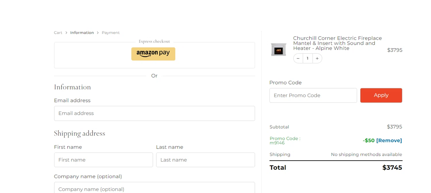 Magikflame checkout page showing Magikflame coupon code box | Screenshot taken by SimplyCodes community member on Dec 22, 2023