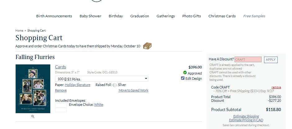 MagnetStreet checkout page showing MagnetStreet promo code box | Screenshot taken by SimplyCodes community member on Oct 4, 2022
