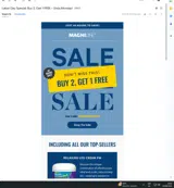 LABORDAYB2G1 coupon verification screenshot