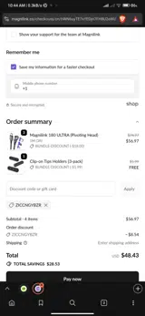 ZICCNGYBZR coupon verification screenshot