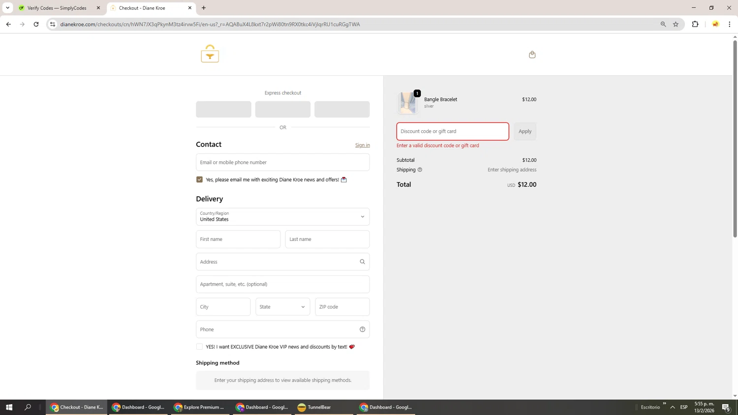Magnum Ice Cream promo code screenshot showing code UNWRAPCOUPON applied at Magnum Ice Cream checkout page. Uploaded by SimplyCodes community member Phoenix585 on Feb 13, 2026