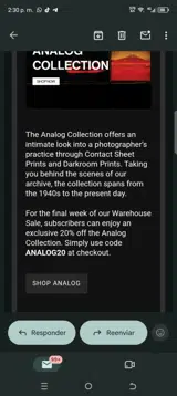 Magnum Photos coupon verification screenshot
