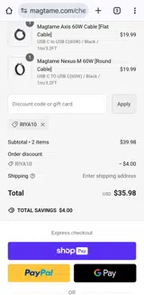 Riya10 coupon verification screenshot