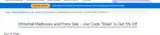 5SALE coupon verification screenshot