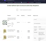 SURVEY coupon verification screenshot