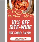 CNY10 coupon verification screenshot