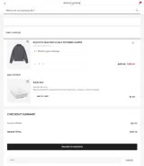 Maison Kitsuné coupon verification screenshot