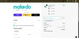 Makedo coupon verification screenshot