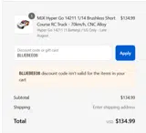 BLUEBEE08 coupon verification screenshot