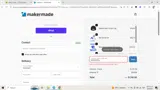MakerMade coupon verification screenshot