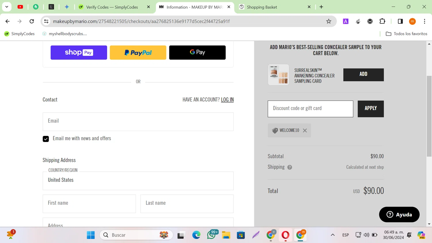 MAKEUP BY MARIO Promo Codes 15 Off July 2024