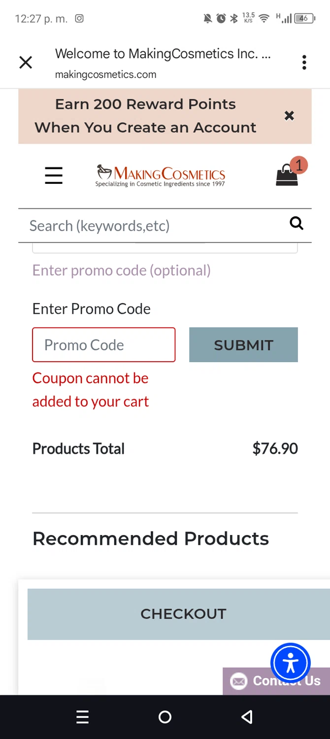 MakingCosmetics promo code screenshot showing code FOURTH25 applied at MakingCosmetics checkout page. Uploaded by SimplyCodes community member leiraM on Aug 2, 2025