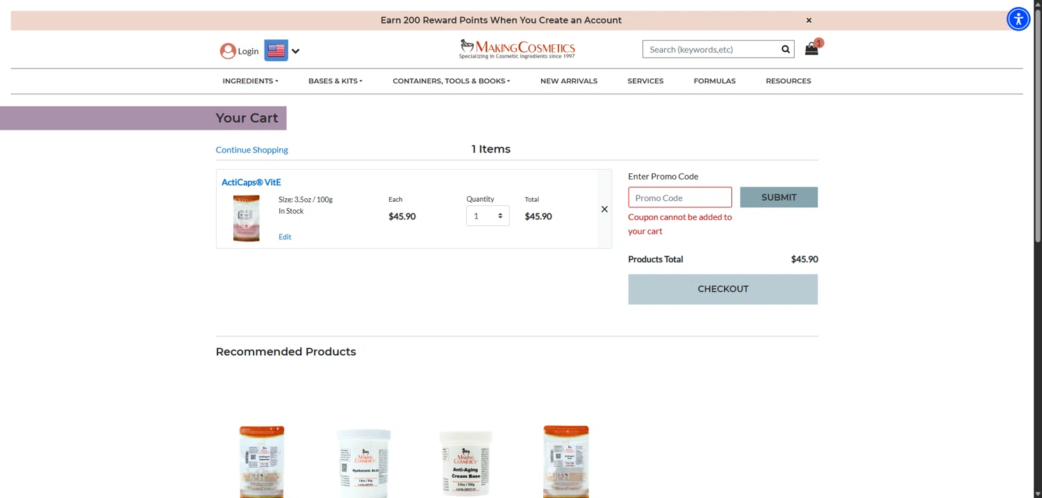 MakingCosmetics promo code screenshot showing code LaborDay25 applied at MakingCosmetics checkout page. Uploaded by SimplyCodes community member TokenCollector1268 on Sep 16, 2025