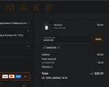 MAKR10% coupon verification screenshot