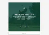 FIRST15 coupon verification screenshot