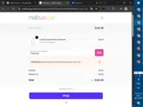 THANKS30 coupon verification screenshot