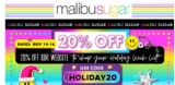 HOLIDAY20 coupon verification screenshot