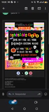 Sugar20 coupon verification screenshot