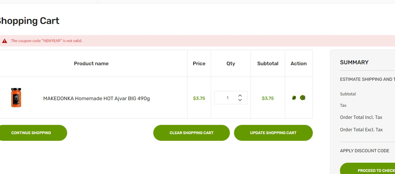 Malincho discount code screenshot showing code NEWYEAR applied at Malincho checkout page. Uploaded by SimplyCodes community member THEBANANA on Dec 28, 2024