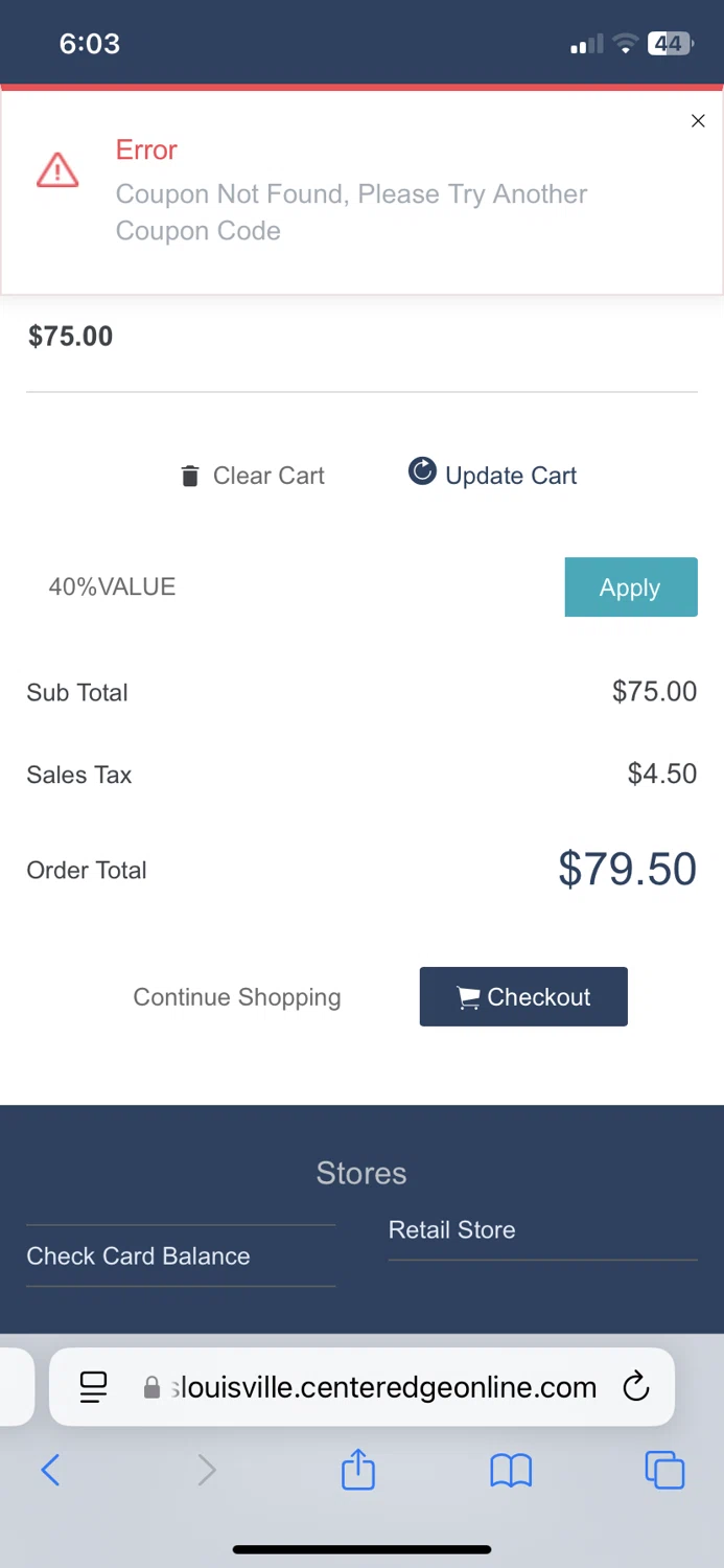 Malibu Jack’s coupon code screenshot showing code 40%VALUE applied at Malibu Jack’s checkout page. Uploaded by SimplyCodes community member QuestSage1300 on Mar 24, 2025