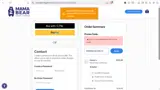 MAMABEARCARES10 coupon verification screenshot