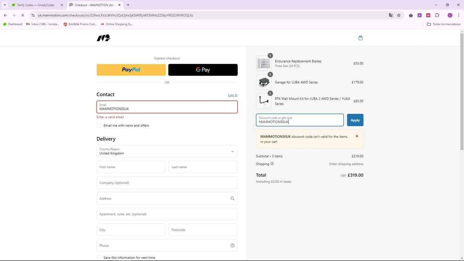how to use MAMMOTION coupons