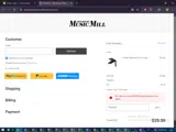 Manchester Music Mill coupon verification screenshot