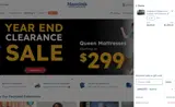 Sleep100 coupon verification screenshot