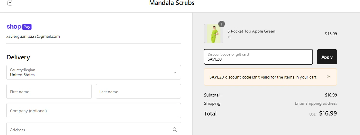 Mandala Scrubs Discount Codes 20 Off September 2024