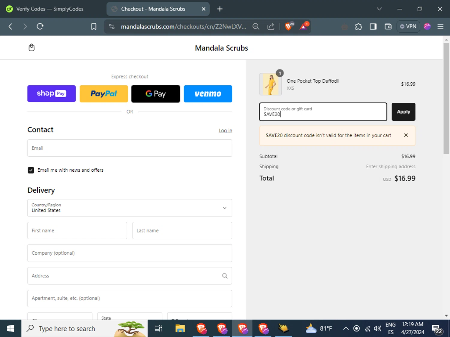 Mandala Scrubs Discount Codes 20 Off October 2024