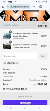 LAGOTRX coupon verification screenshot