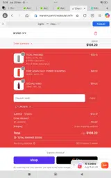 MANE IVY coupon verification screenshot