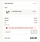 Mangelsen coupon verification screenshot