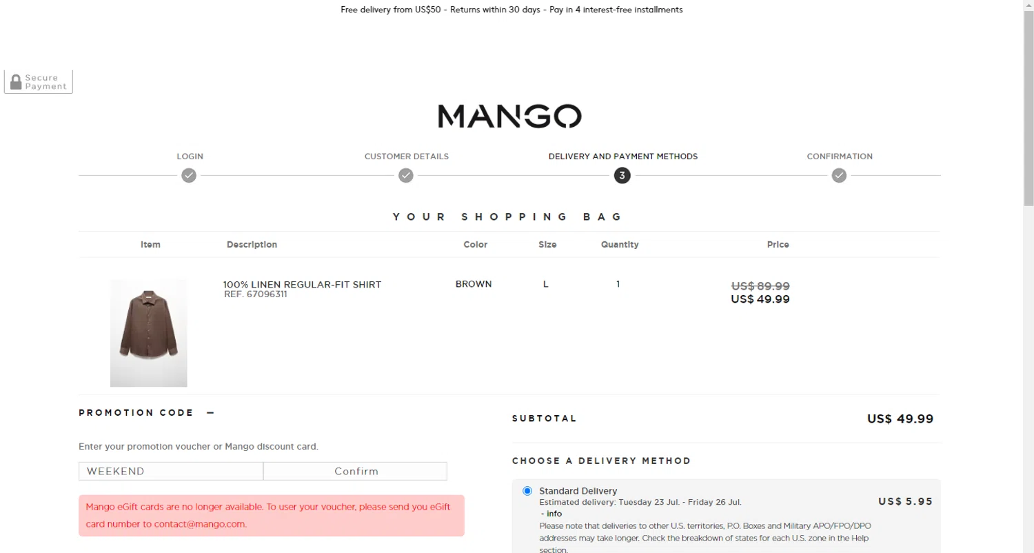 Mango Promo Codes 5 Off November 2024