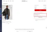 Mango Outlet coupon verification screenshot