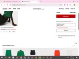 Mango Outlet coupon verification screenshot
