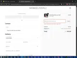 Mango People coupon verification screenshot