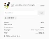 SAVENOW5 coupon verification screenshot