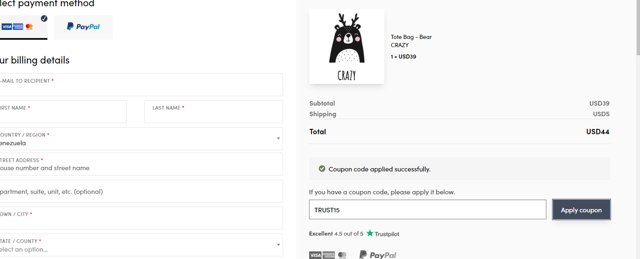 MAPIFUL checkout page showing MAPIFUL coupon code box | Screenshot taken by SimplyCodes community member on Apr 25, 2024