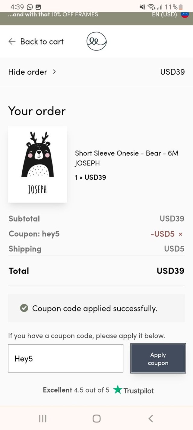 MAPIFUL checkout page showing MAPIFUL coupon code box | Screenshot taken by SimplyCodes community member on May 7, 2024