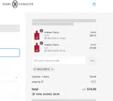 Marc Gebauer US coupon verification screenshot