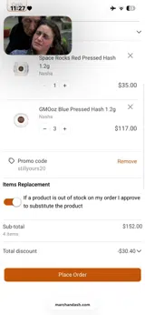 March and Ash coupon verification screenshot