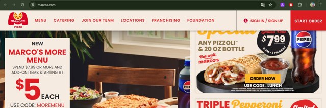 Marco's Pizza Coupon Codes (5 Verified) - w/Code Mar 2025