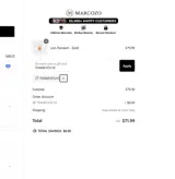 THANKYOU10 coupon verification screenshot